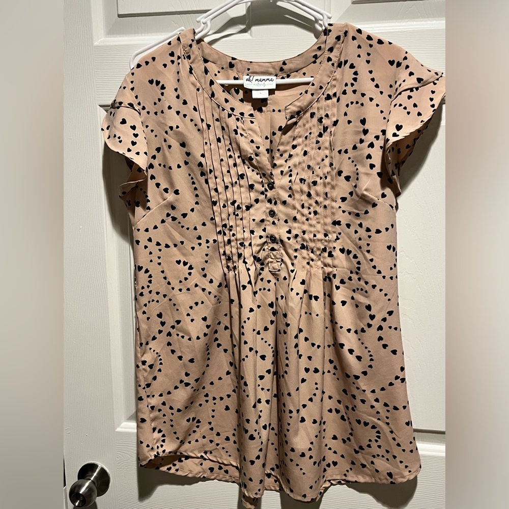 Oh! Mamma Maternity Blouse Size L